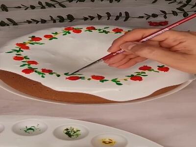  ایده نقاشی‌روی کیک برای شب یلدا