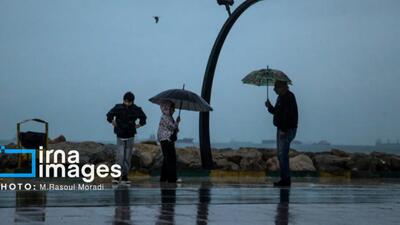  بارش رگباری باران پاییزی در بندرعباس