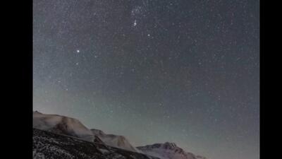  اوج درخشش بارش شهابی جوزایی بر فراز کوه سبلان