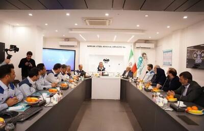 علی رسولیان؛ در جلسه با مدیرکل تامین اجتماعی خراسان رضوی: فولاد سنگان؛ مصمم در تولید پایدار، متعهد به جامعه