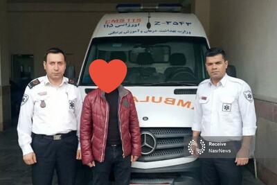 تماس مرد نجات‌یافته از مرگ با اورژانس: دندان‌هایم کو؟