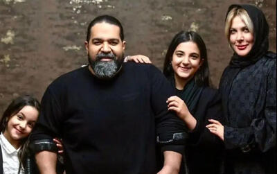  ویدئو عاشقانه رضا صادقی و دخترش پربازدید شد