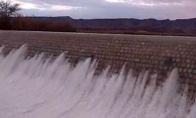 یک سد در استان فارس سرریز شد