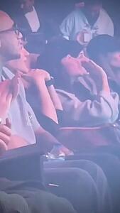 هم‌خوانی پر انرژی الناز حبیبی در کنسرت مسعود صادقلو