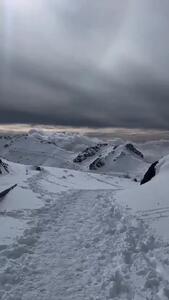 کوه توچال در برف