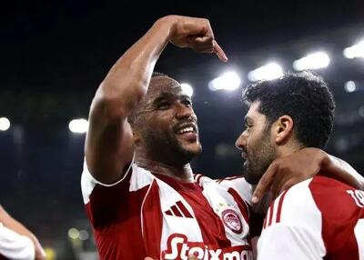 طارمی نیمکت‌نشین المپیاکوس مقابل تیم دسته دومی