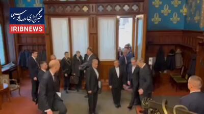 استقبال لاوروف از عراقچی در عمارت تاریخی وزارت خارجه روسیه