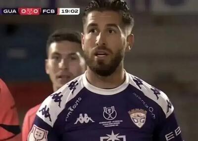 تصویر؛ راموس نبود؟! شباهت عجیب بازیکن رقیب بارسلونا به مدافع جنجالی رئال