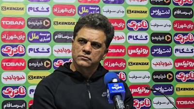 صحبتهای وحید رضایی سرمربی شمس آذر بعد از تساوی مقابل ذوب آهن