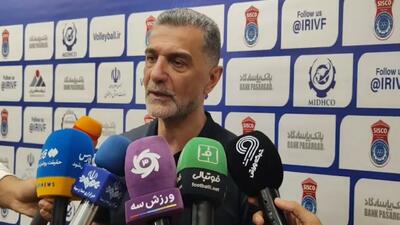 صحبت‌های بعد از بازی والیبال فولاد سیرجان در مقابل سایپا