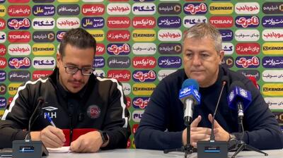 کنفرانس خبری اسکوچیچ سرمربی تراکتور پیش از تقابل با پرسپولیس