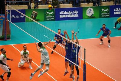 لیگ برتر والیبال؛ ادامه صدرنشینی شهداب و شکست استقلال