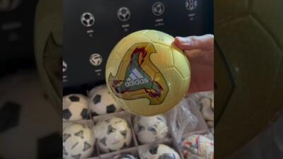 جعبه گشایی مجموعه توپ های جام جهانی در ابعاد کوچک