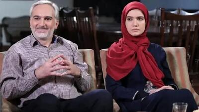  تصویری کمتر دیده‌شده‌ از بیژن بنفشه‌خواه و دخترش منتشر شد!
