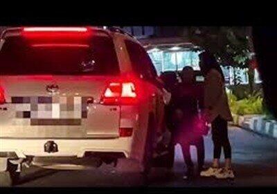 رفتار عجیب یک دختر در خیابان اندرزگو تهران + فیلم | انتشار این ویدئو یک هشدار اجتماعی است