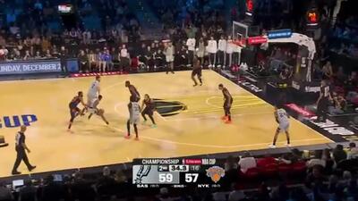 ویدئو: خلاصه بسکتبال نیویورک نیکس 124 - 113 سن آنتونیو اسپرز