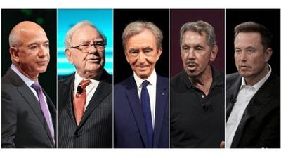 میزان دارایی 10 ثروتمند اول جهان اعلام شد