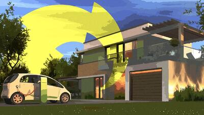 استفاده از خودروی برقی به‌عنوان منبع انرژی خانه