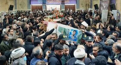 مراسم تشییع و خاکسپاری پیکر شهدای حمله تروریستی فهرج برگزار شد