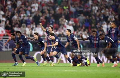 عکس و ویدیوی جشن قهرمانی پاری سن ژرمن در جام بین قاره ای