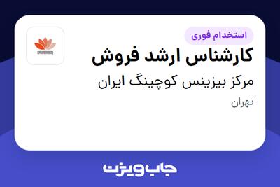  استخدام کارشناس ارشد فروش - خانم در مرکز بیزینس کوچینگ ایران