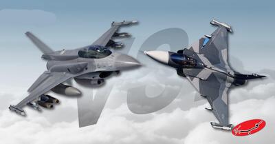  مقایسه جنگنده‌های اف-۱۶ و گریپن - کلبه سرگرمی