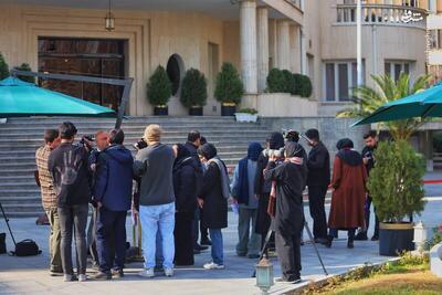 عکس/ وزرای دولت در حیاط دولت