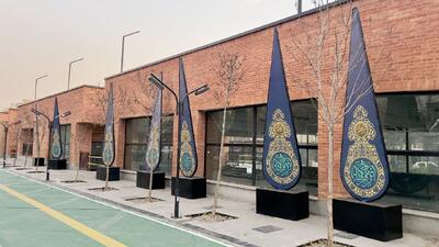 المان‌های هنری مسیر باغ‌راه حضرت زهرا (س) نصب شد