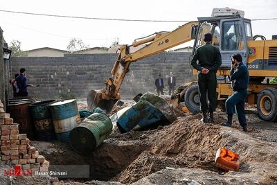 ۳ هزار لیتر بنزین دپو شده در قلعه‌گنج کشف شد