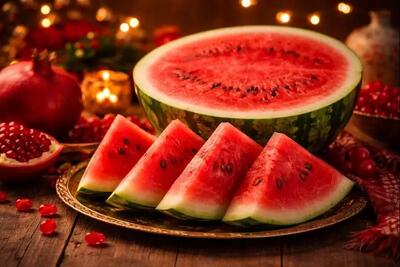  رمز و راز هندوانه خوری در شب یلدا / شب چله بدون هندونه معنا نداره !