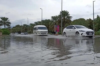 کیش یک شب بارانی بی‌سابقه را تجربه کرد