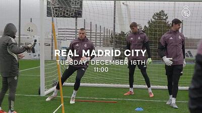 ویدیو| تمرین ۱۶ دسامبر رئال مادرید با استایل زمستانی - پارس فوتبال