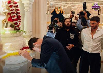 عکس: سبک ادای احترام مسی به خدایان هندی! - پارس فوتبال