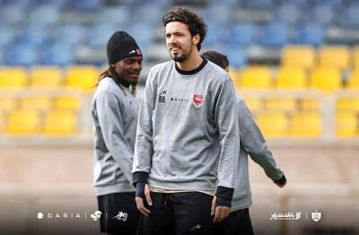 لبخند کابوس بیرانوند در تمرین پرسپولیس! - پارس فوتبال