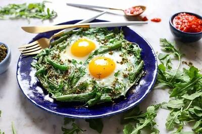  طرز تهیه نرگسی لوبیا سبز؛ یک غذای بدون گوشت اما مقوی