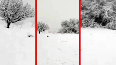  فیلم جلوه های زمستانی روستای کرفت در خفر