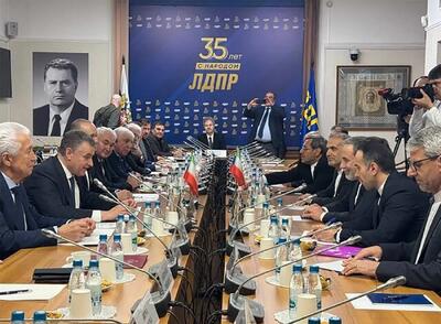 دیدار وزیر امور خارجه با جمعی از نمایندگان مجلس دومای دولتی روسیه