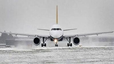 لغو غیرمنتظره پرواز همدان - مشهد توسط برف / مسافران با اتوبوس راهی مقصد شدند