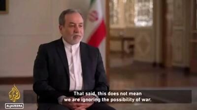  فیلم اظهارات عراقچی درباره ادامه جنگ روانی
