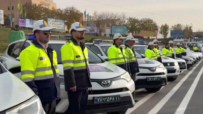 طرح زمستانی پلیس راهور کلید خورد / امنیت سفرهای زمستانی با حضور ۹۱ هزار امدادگر + فیلم