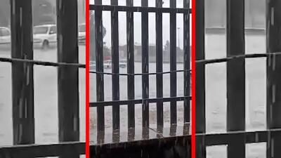  فیلم بارش شدید باران در پالایشگاه گاز بیدبلند بهبهان