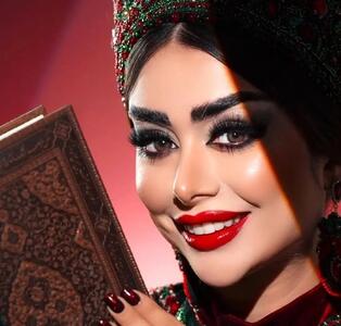  آواز شاد؛ ترانه خوانی بانوان واسه شب یلدا که تم سنتی پوشیدن با میکاپ اروپایی شیطون