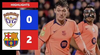خلاصه بازی گوادالاخارا 0 - بارسلونا 2