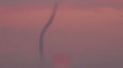  تصاویر گردباد دریایی در خلیج فارس!