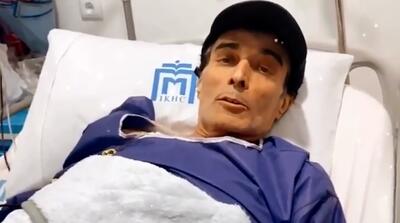 ویدیویی از حمید طالقانی روی تخت قبل از فوت