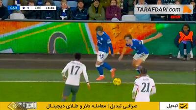 گل دیوید ترنبول به چلسی (کاردیف سیتی 1-1 چلسی)
