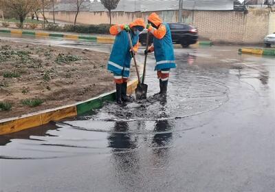آماده باش 6500 پاکبان و نیروی خدمات شهری در سه شیفت/رفع آبگرفتگی در سطح معابر - تسنیم