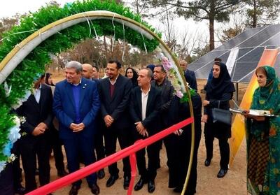  بهره‌برداری همزمان 6 نیروگاه خورشیدی بهزیستی در یزد - تسنیم