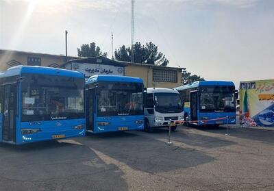 الحاق 4 دستگاه اتوبوس جدید به ناوگان حمل‌ونقل عمومی نسیم‌شهر - تسنیم