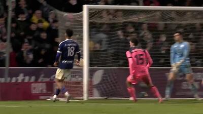 گل اول بارسلونا به گوادالاخارا (کریستنسن)